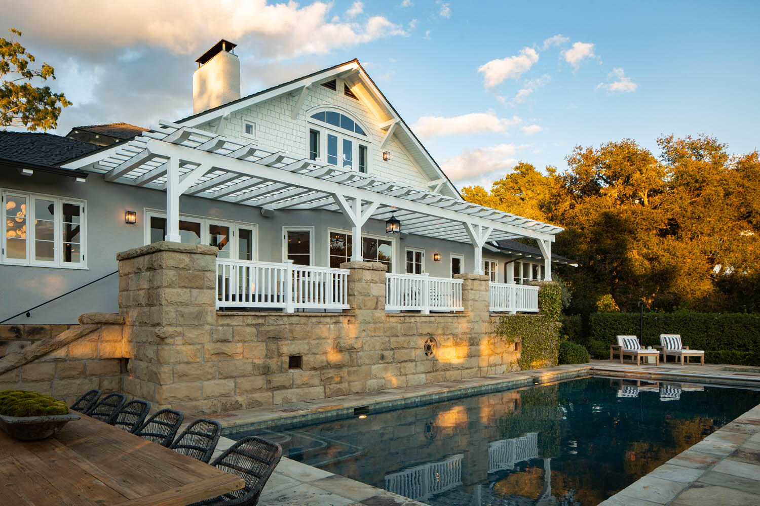 830 Riven Rock Road Montecito, CA 93108 - Photo 10 of 36 a front view of a house with yard and sitting area