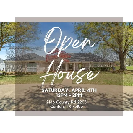 $525,000 | 2146 County Road 2205, Canton, TX 75103