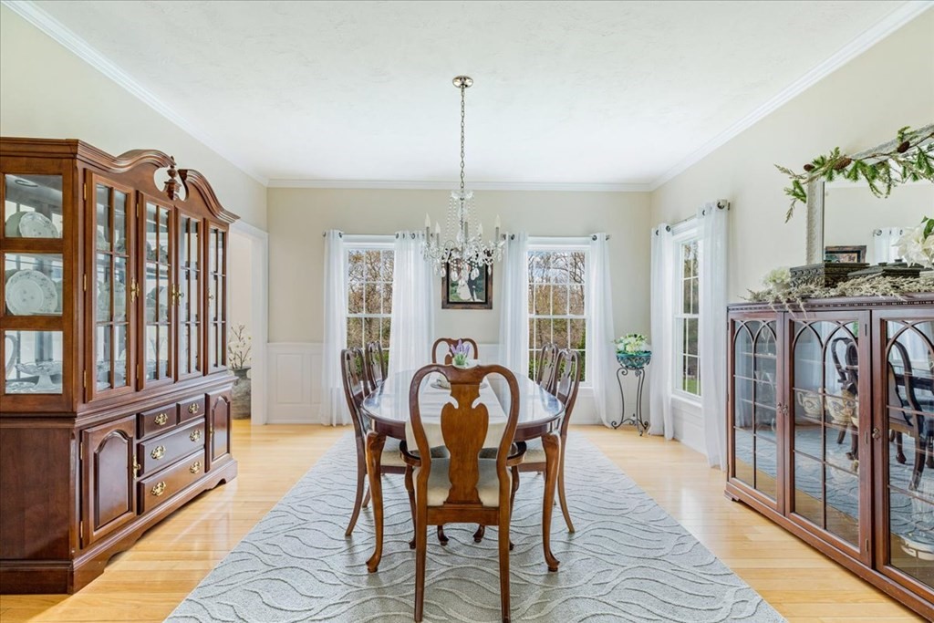176 Marion Road Middleboro, MA 02346 - Photo 4 of 41 a view of a dining room with furniture window and wooden floor