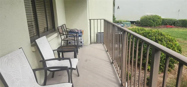 a view of balcony and deck