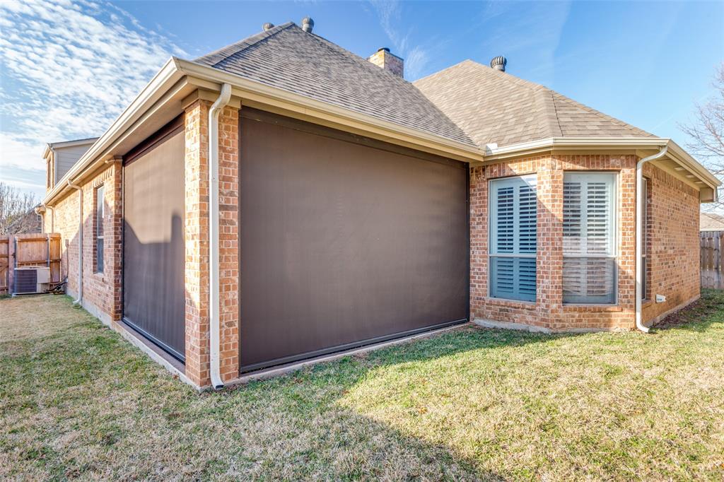8312 Teja Trail Benbrook, TX 76126 - Photo 22 of 25 Patio with Remote-controlled Screens Closed