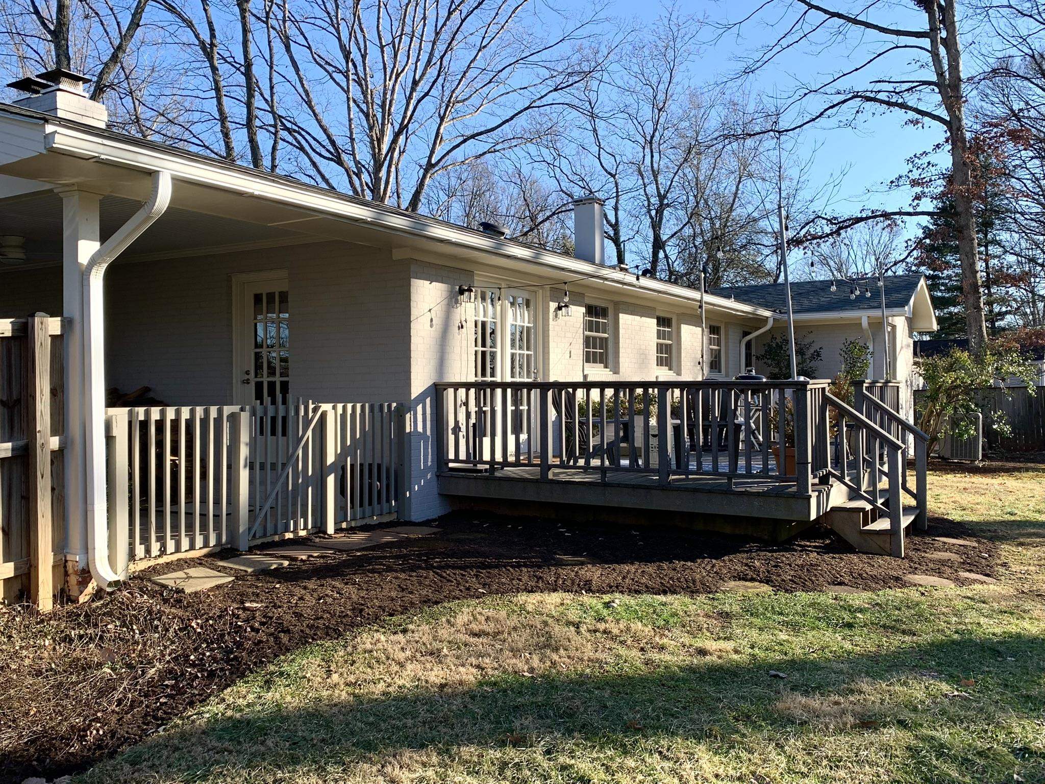 133 North Bennington Road Charlottesville, VA 22901 - Photo 42 of 45 a view of a house with a yard deck and a small yard