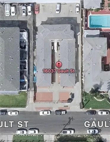 an aerial view of residential building