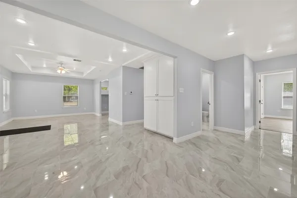 a view of empty room