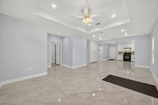 a view of an empty room