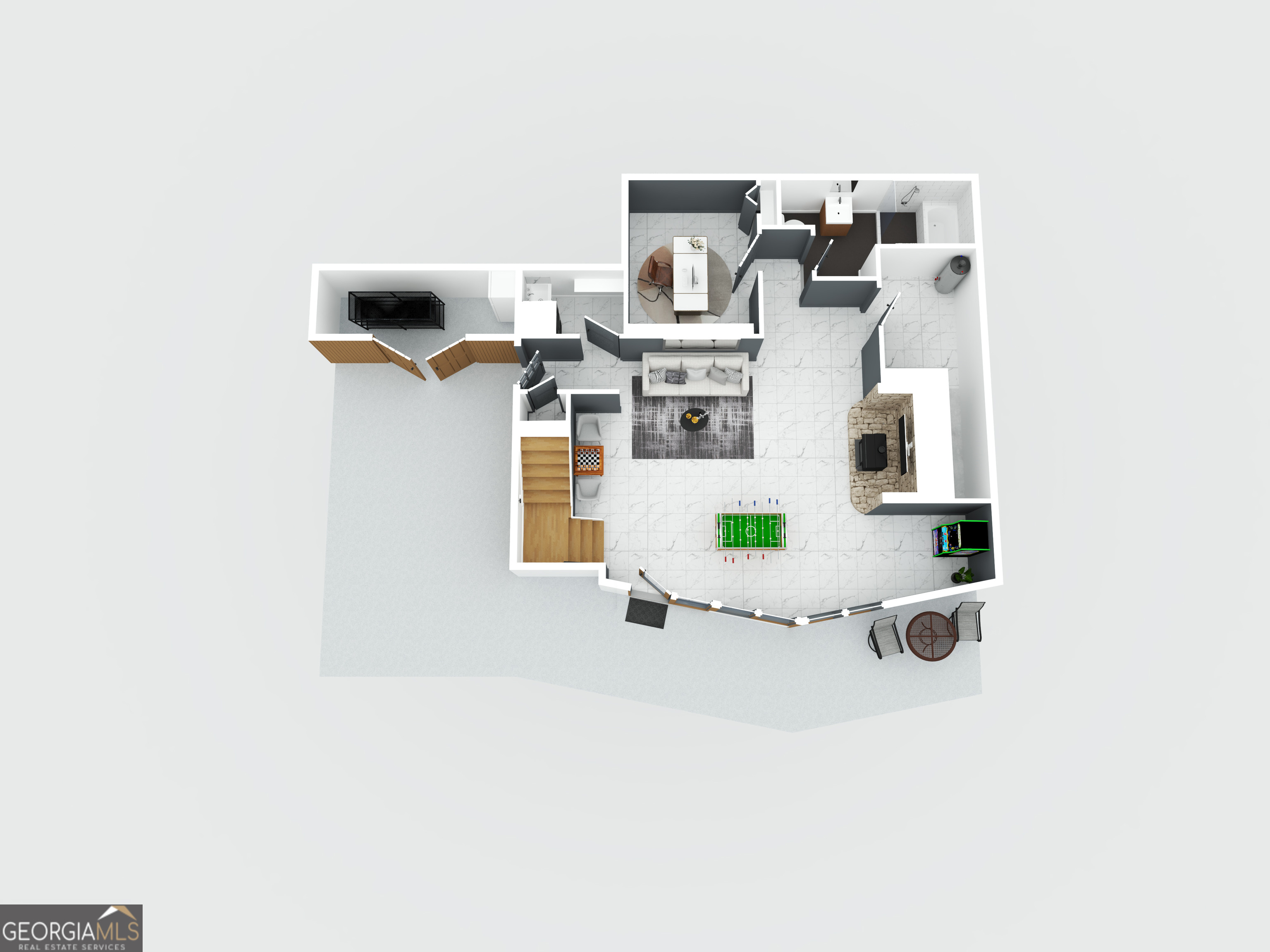 5019 Wolffork Road Rabun Gap, GA 30568 - Photo 51 of 52 a white tub sitting next to a white wall