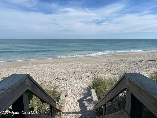 a view of outside space and ocean view