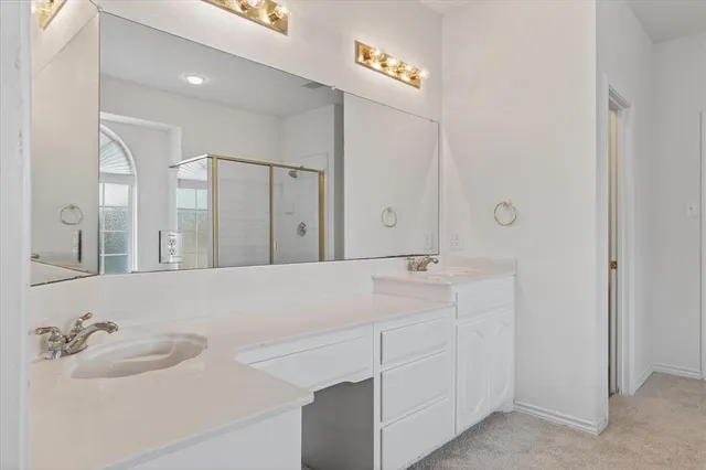 a view of a small space with racks on the wall