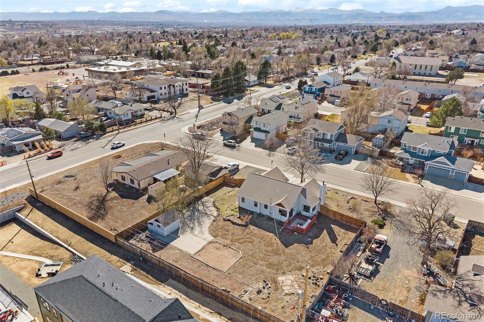 6404 Raleigh Street Arvada, CO 80003 - Photo 49 of 50 an aerial view of a residential houses with outdoor space