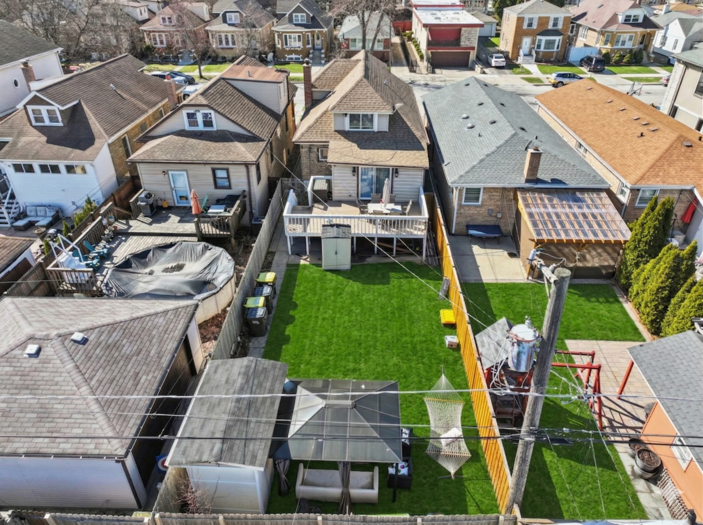 2547 Davisson Street River Grove, IL 60171 - Photo 24 of 31 an aerial view of a house with garden space and sitting space