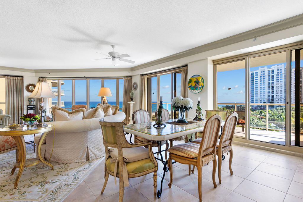 3920 North Ocean Drive, Unit 6A Singer Island, FL 33404 - Photo 8 of 71 6ab living table
