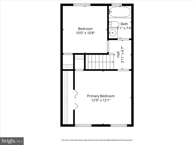 a picture of a bench in a window