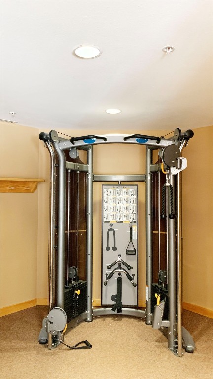 910 Copper Road, Unit 122 Copper Mountain, CO 80443 - Photo 17 of 25 a view of a room with gym equipment