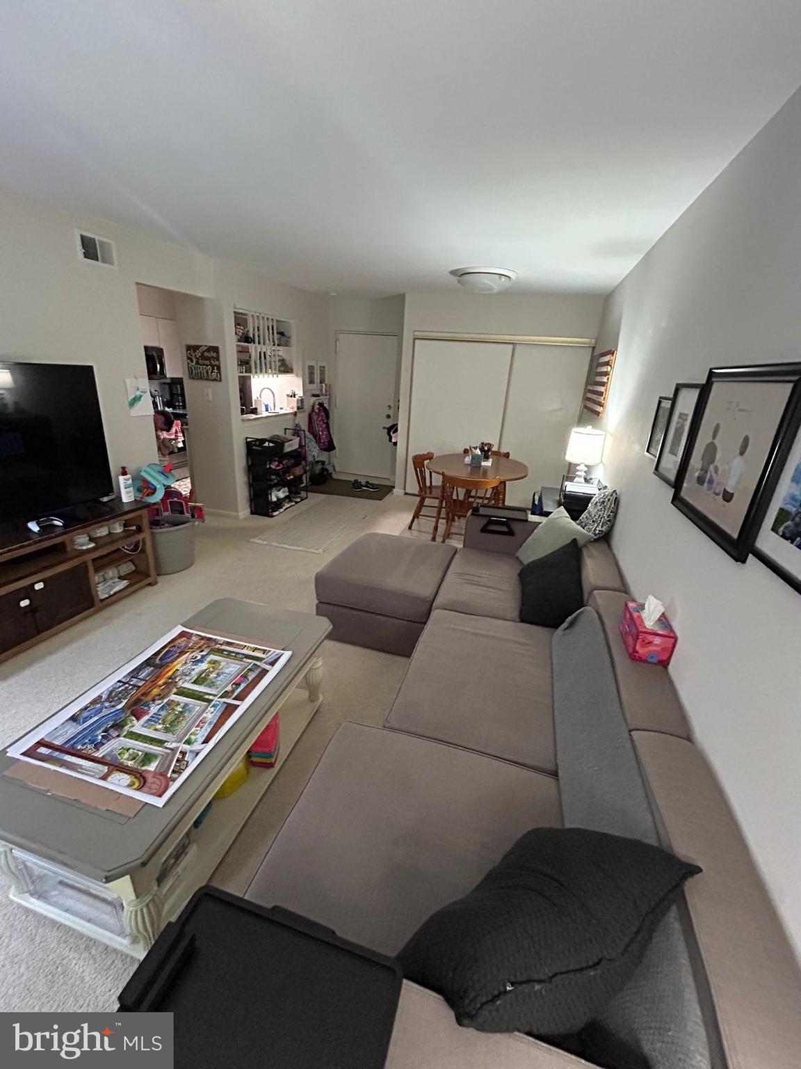 5821 E Royal Ridge Drive, Unit E Springfield, VA 22152 - Photo 8 of 20 a living room with furniture and a flat screen tv