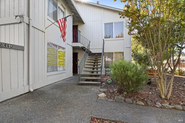 a view of outdoor space and deck