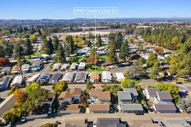 an aerial view of a city with lots of residential buildings