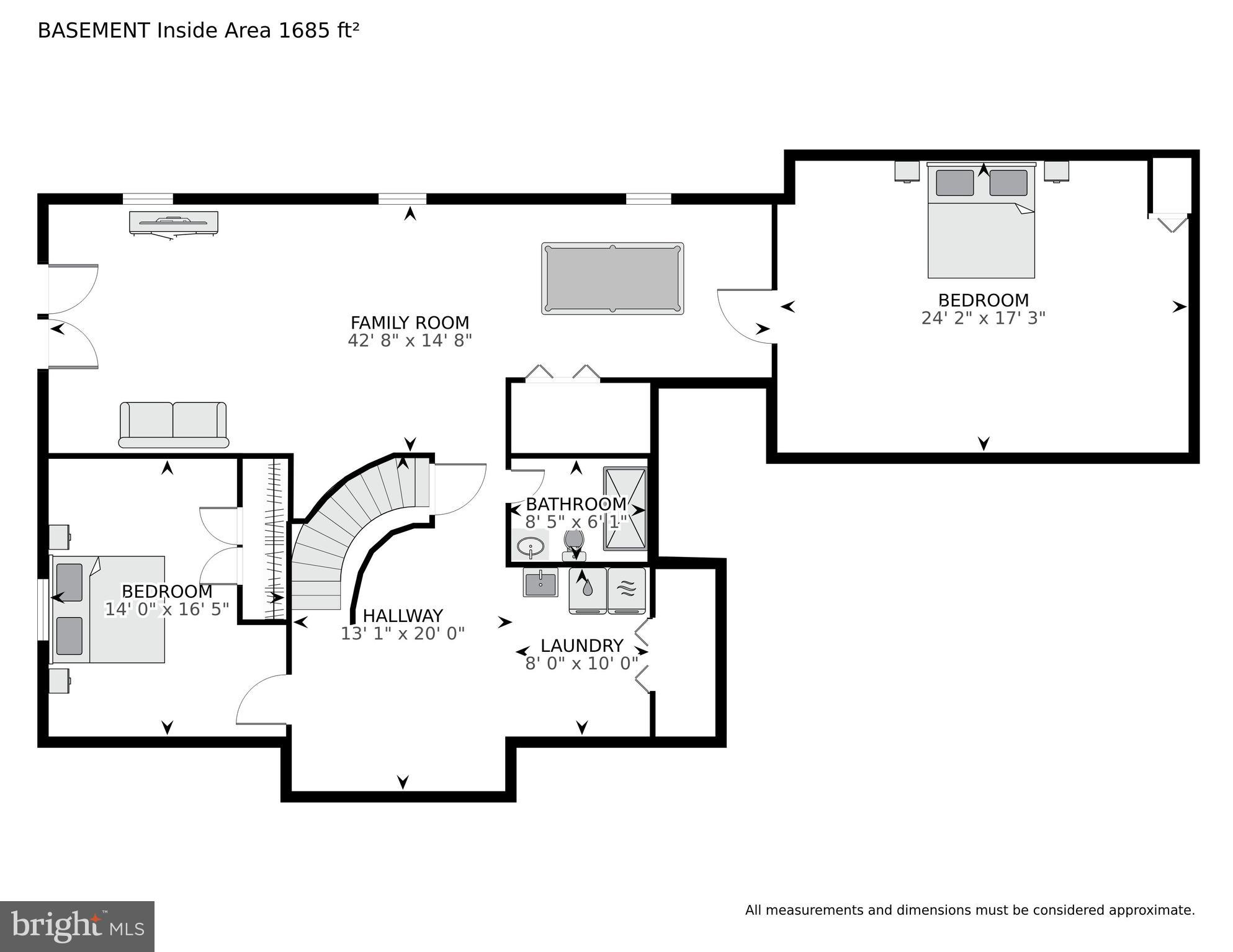 10809 Tippett Road Clinton, MD 20735 - Photo 47 of 48 Basement Level Floor Plans