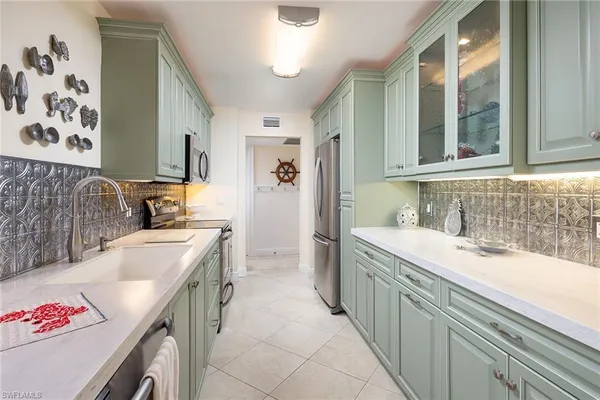 a bathroom with a sink and a bathtub