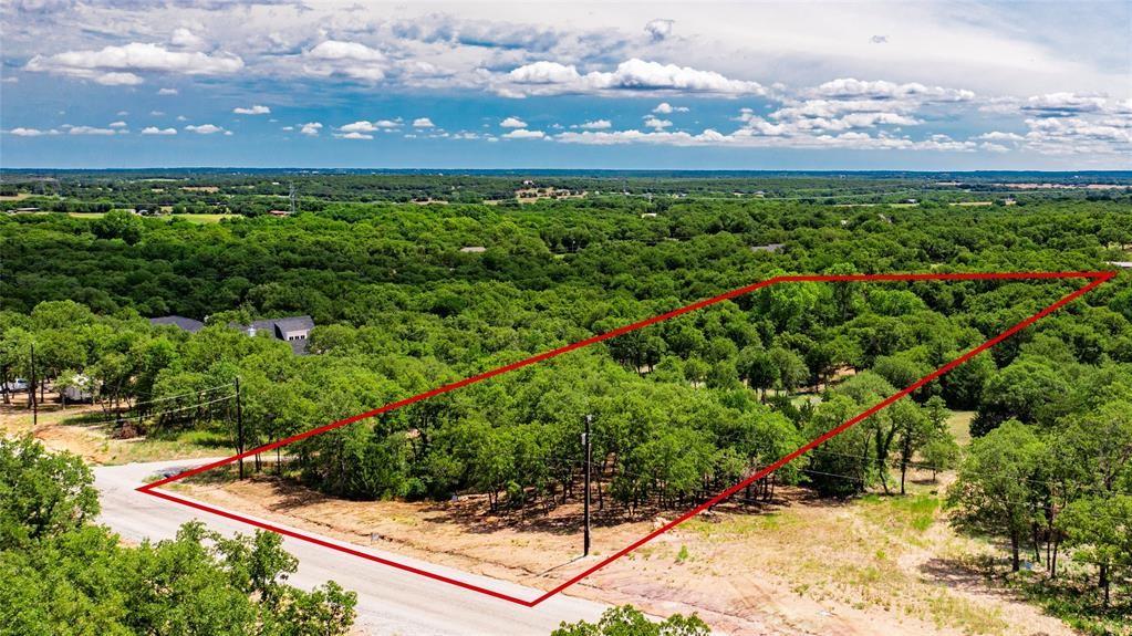 310 Rolling Bnd Road Alvord, TX 76225 - Photo 24 of 24 Aerial view of the 2-acre lot offering lots of trees and beautiful rolling terrain.