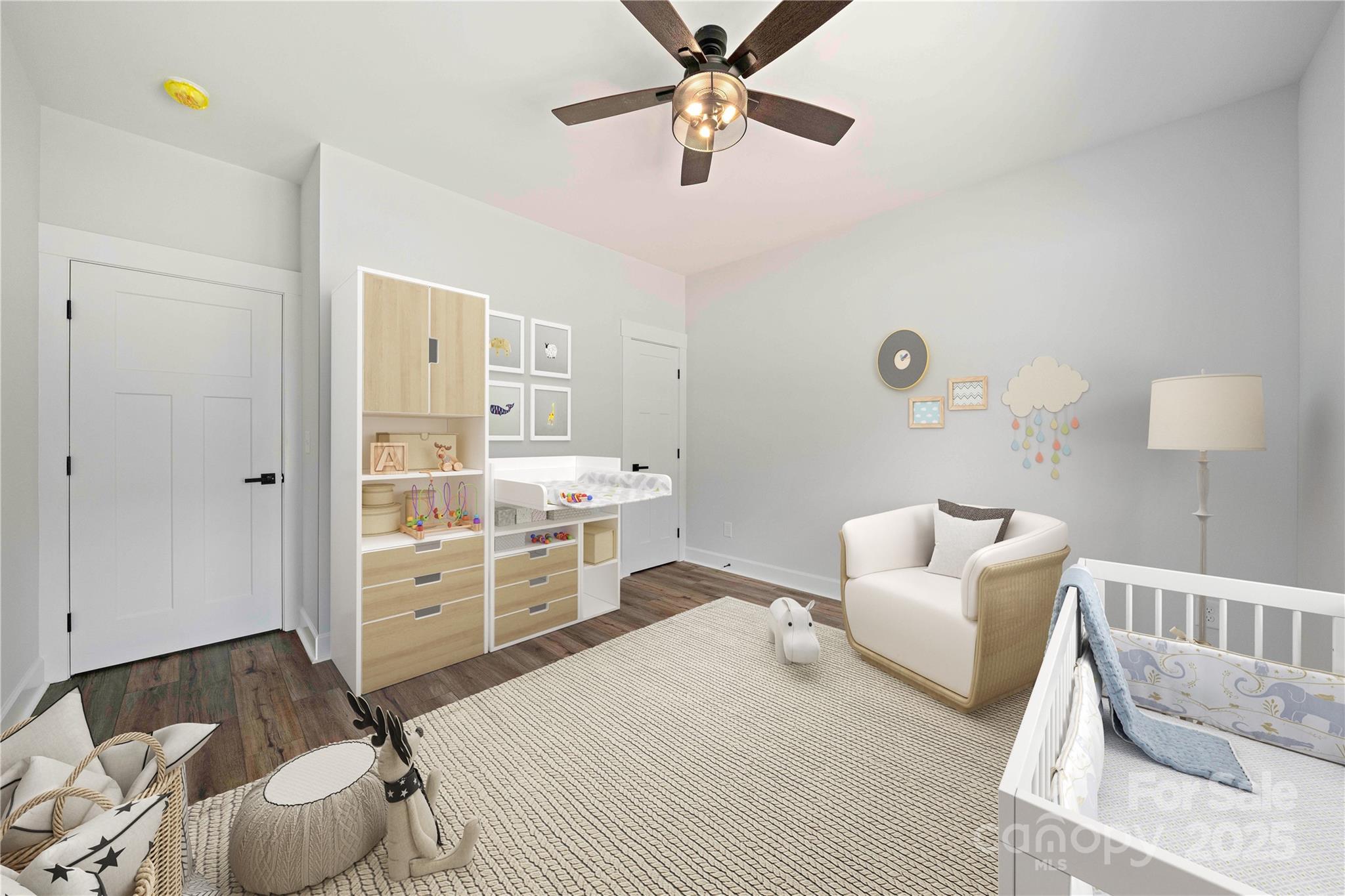 1215 Coppergate Drive Salisbury, NC 28147 - Photo 15 of 41 a bedroom with a bed and a couch