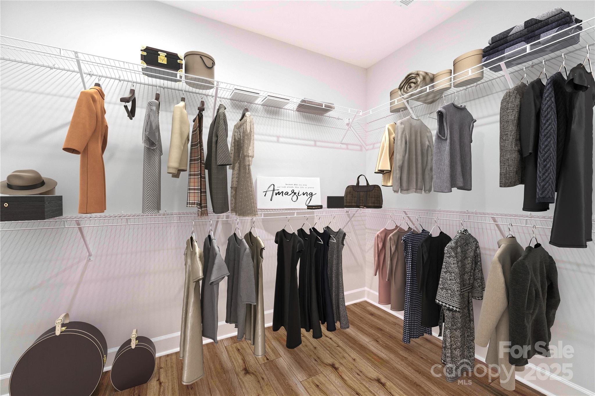 1215 Coppergate Drive Salisbury, NC 28147 - Photo 27 of 41 a view of walk in closet with clothes and shoes