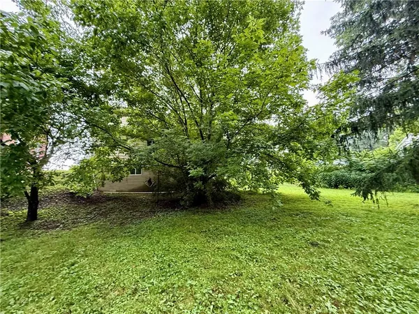 a view of backyard with green space