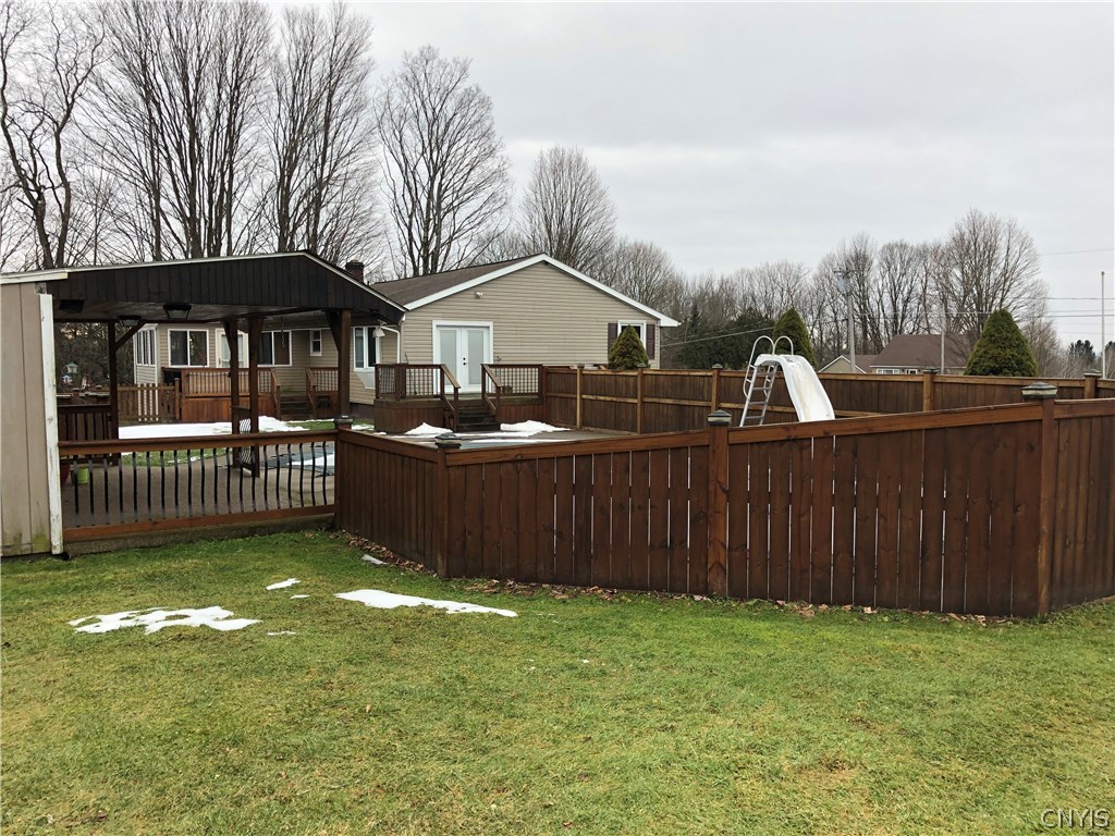 9274 Capron Road Lee, NY 13363 - Photo 16 of 36 custom build fencing with solar light caps in 2018