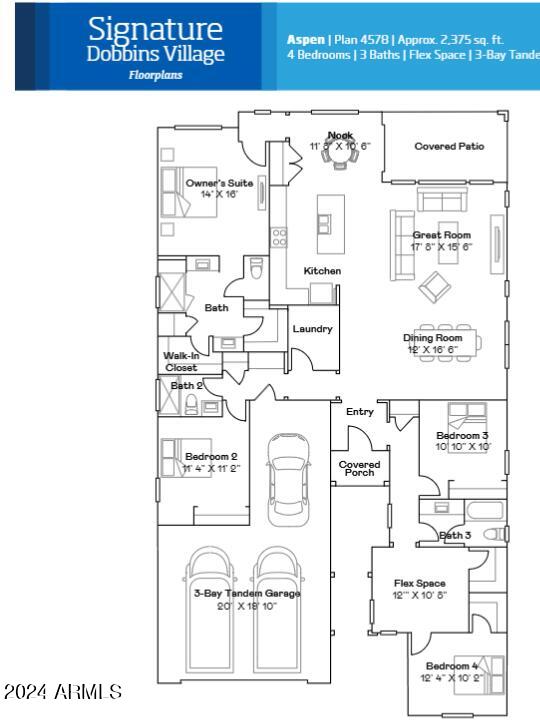 4038 West Summerside Road Laveen, AZ 85339 - Photo 10 of 10 Aspen Floor Plan