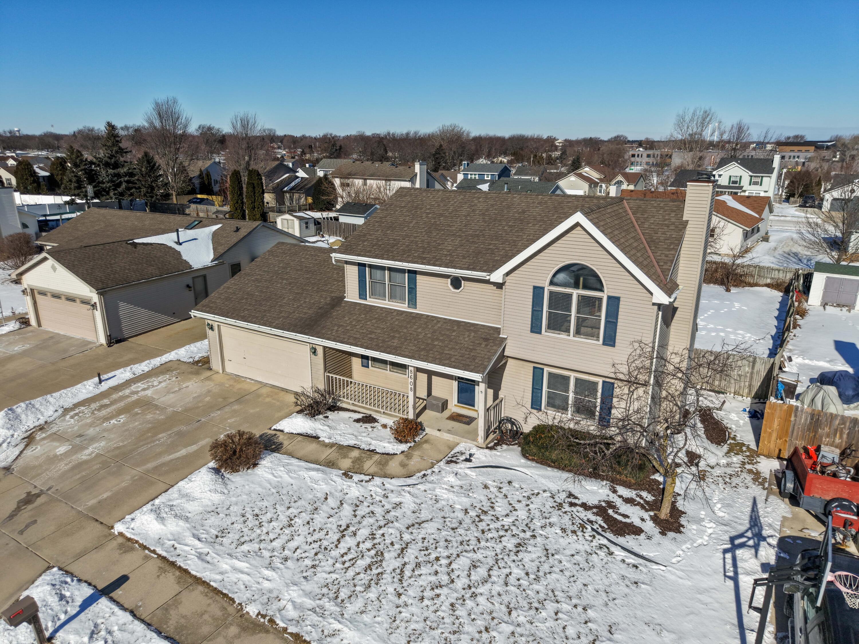 8608 Camelot Trace Sturtevant, WI 53177 - Photo 2 of 21 Front Aerial 2