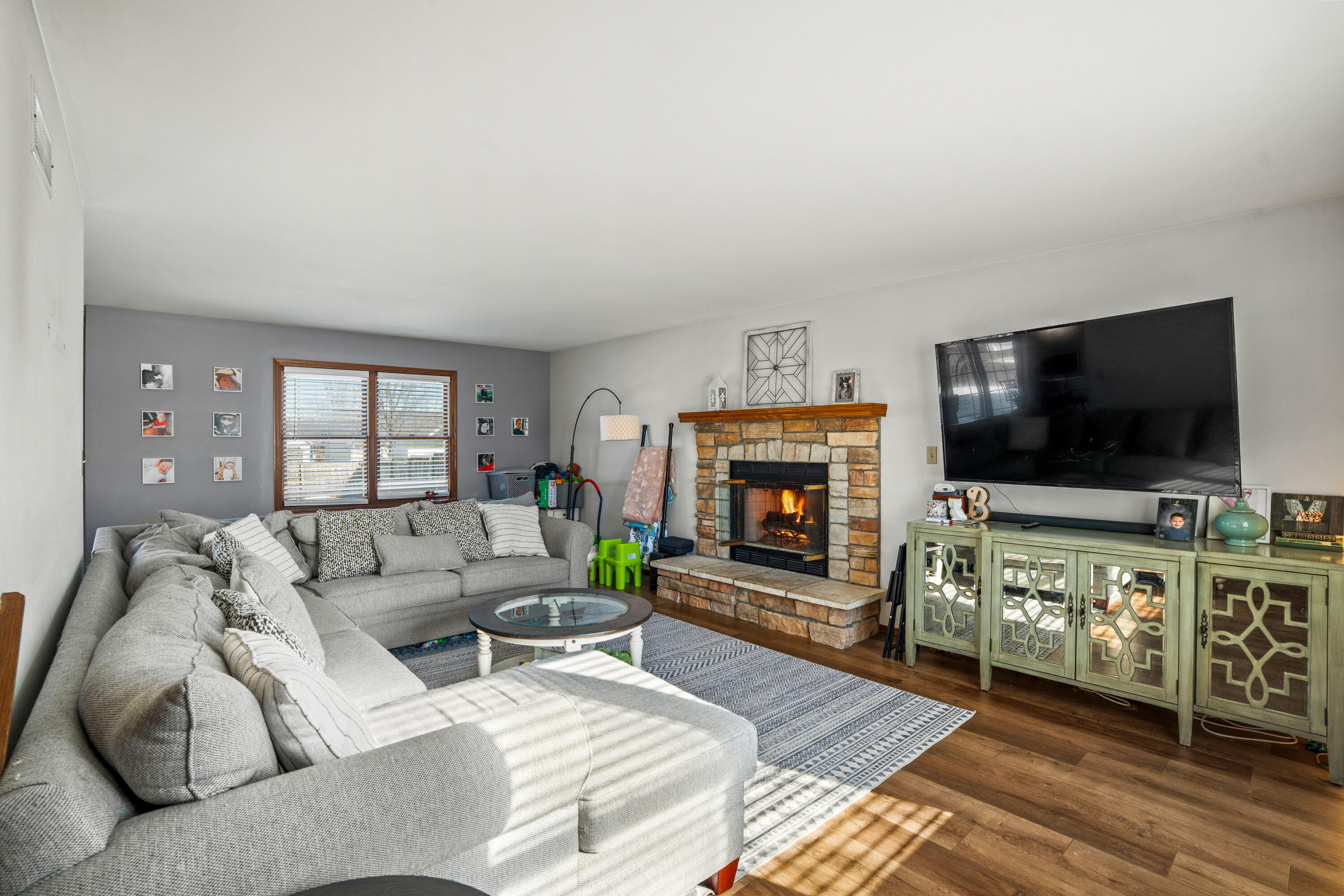 8608 Camelot Trace Sturtevant, WI 53177 - Photo 4 of 21 Living Room Fireplace