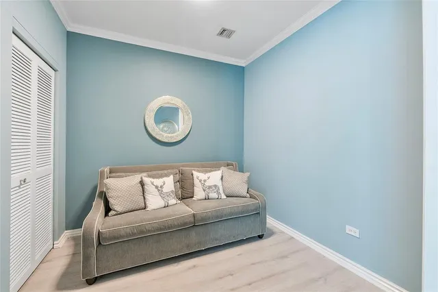 a living room with a couch