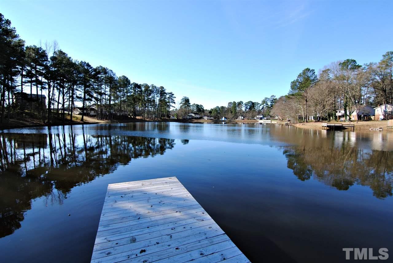 4217 Waterbury Road Raleigh, NC 27604 - Photo 22 of 25 a view of a lake with houses with outdoor space