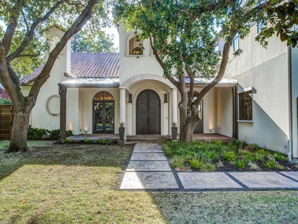 4512 Bluffview Boulevard Dallas, TX 75209 - Photo 1 of 1 a front view of a house with garden