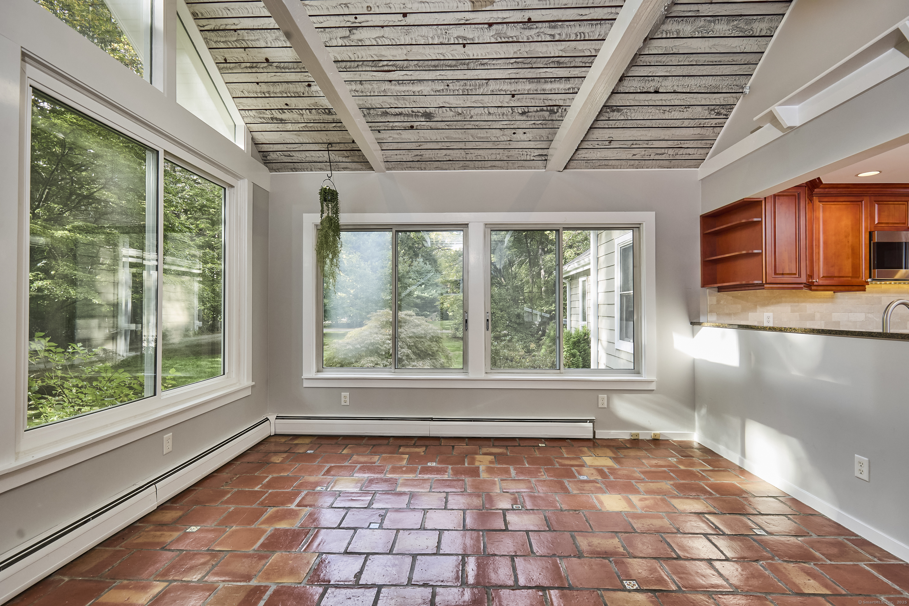 4 Colony Road Weston, CT 06883 - Photo 6 of 39 a view of an entryway with a window