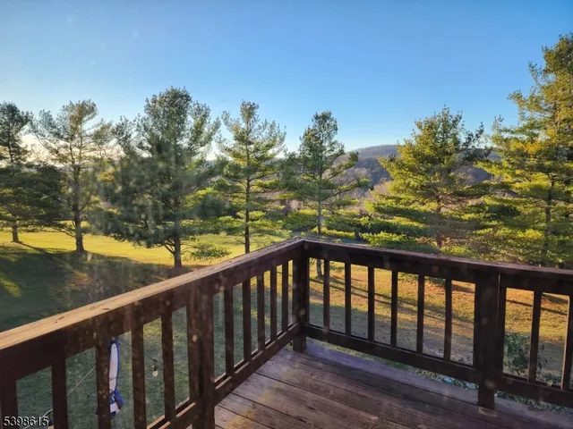 a view of city from a balcony