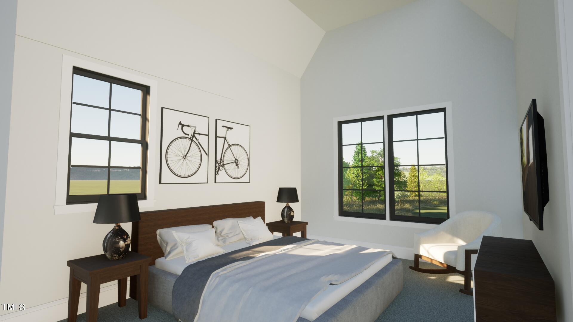 1900 Ridge Road Raleigh, NC 27607 - Photo 27 of 52 a bedroom with a bed and a window