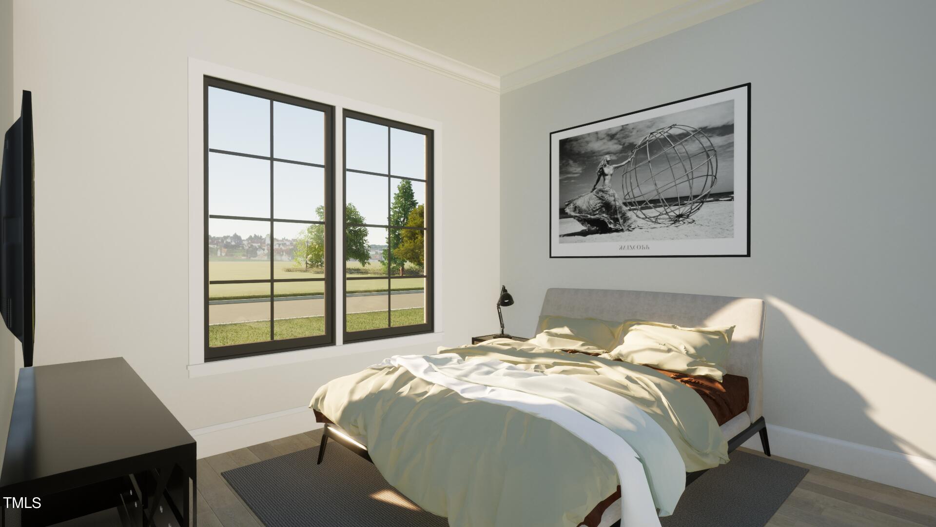 1900 Ridge Road Raleigh, NC 27607 - Photo 10 of 52 a bedroom with a bed and a window