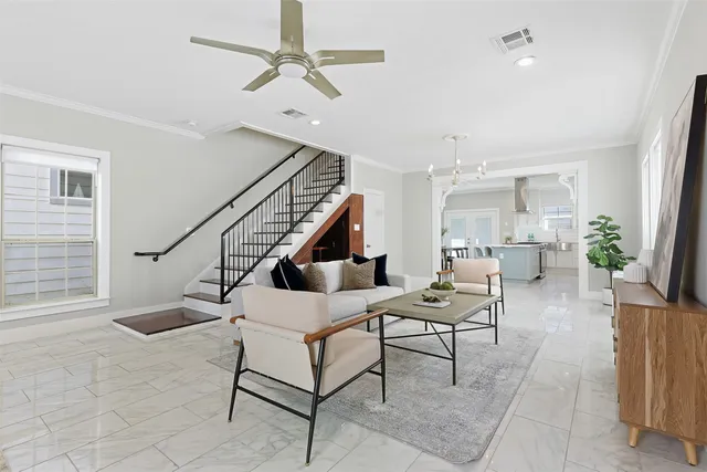 a view of a house with a balcony