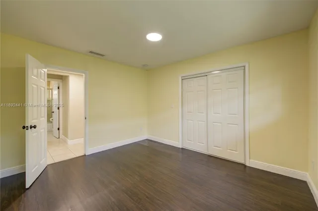 wooden floor in an empty room