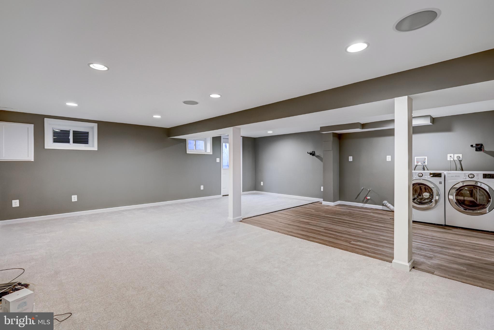 5609 Rolling Road Springfield, VA 22151 - Photo 19 of 42 Versatile basement space with modern finishes.
