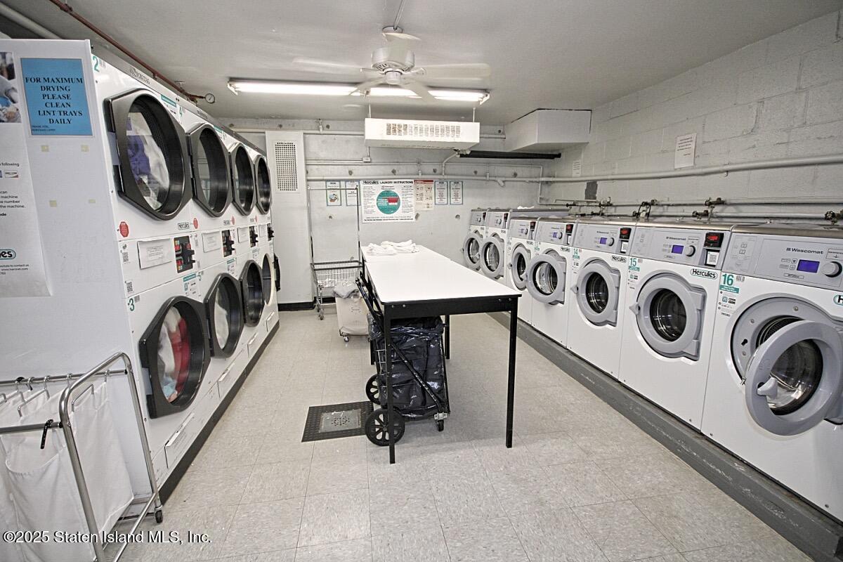1000 Clove Road, Unit 7G Staten Island, NY 10301 - Photo 11 of 16 a utility room with dryer and washer