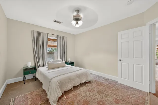 a view of a hallway with washer and dryer