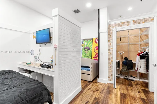 a view of outdoor space with wooden floor and stairs