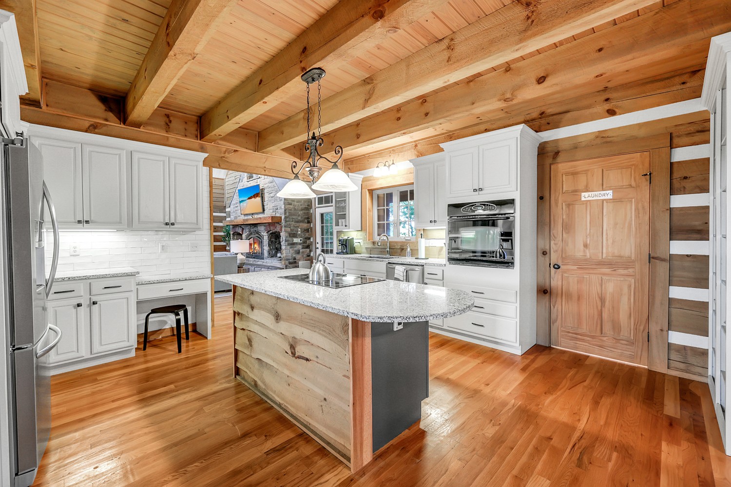 8265 Guthrie Road Cross Plains, TN 37049 - Photo 35 of 83 a kitchen with stainless steel appliances granite countertop a sink and cabinets