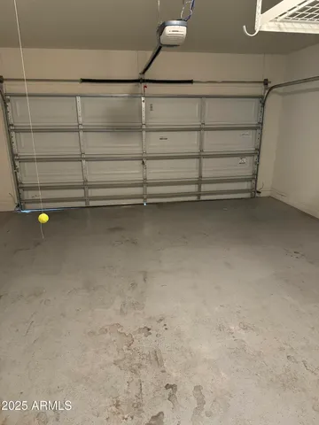 a bathroom with a glass door