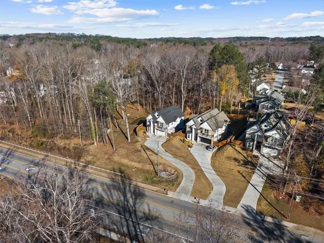 a view of a house with a park