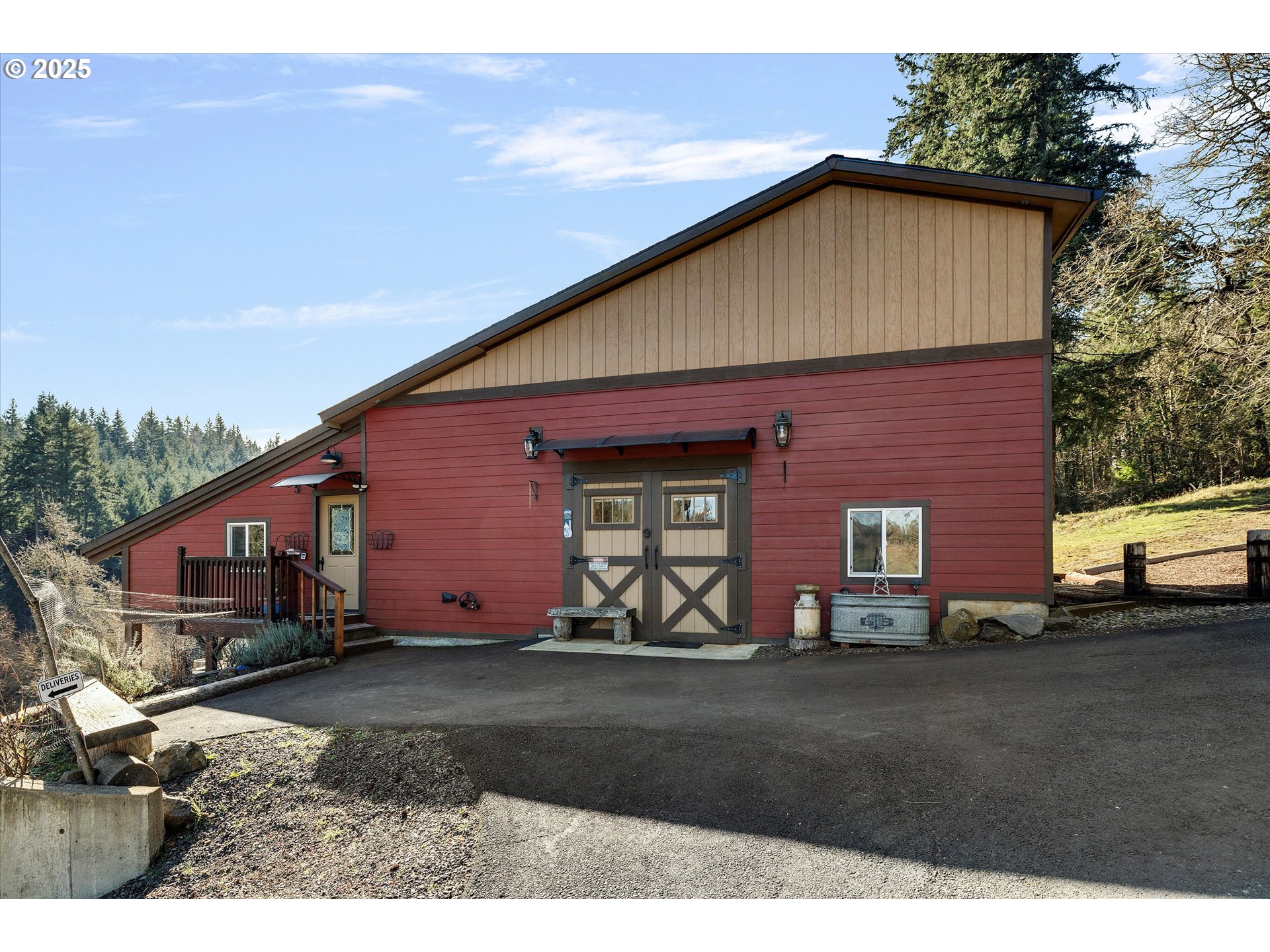 15451 Southeast Woodland Heights Road Amity, OR 97101 - Photo 31 of 48 a front view of a house with garden