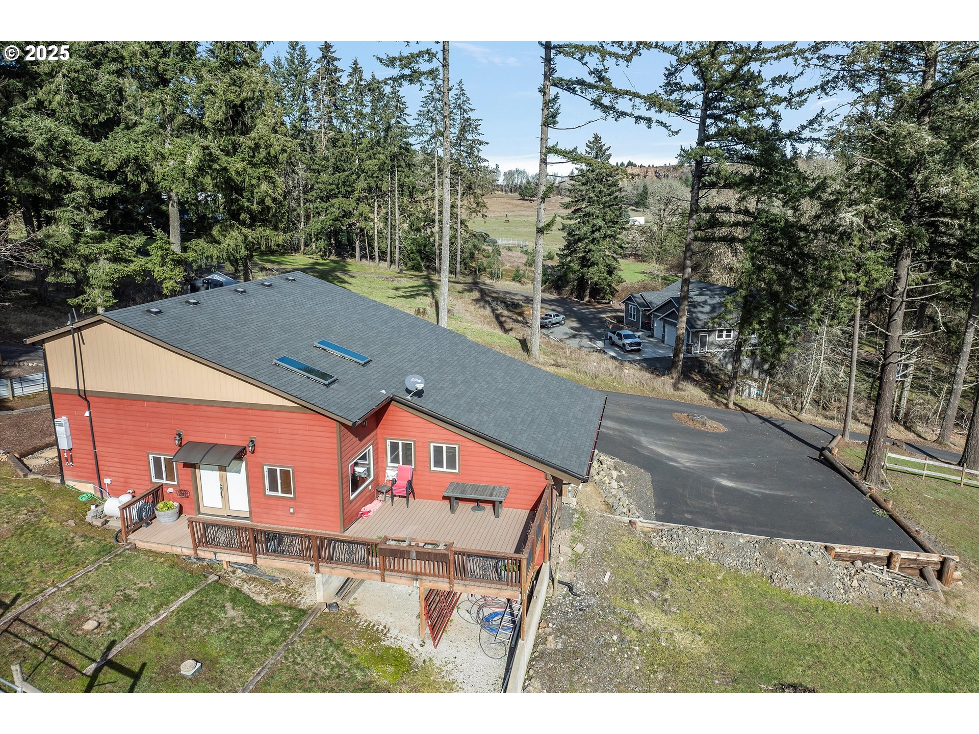 15451 Southeast Woodland Heights Road Amity, OR 97101 - Photo 39 of 48 an aerial view of residential houses with outdoor space