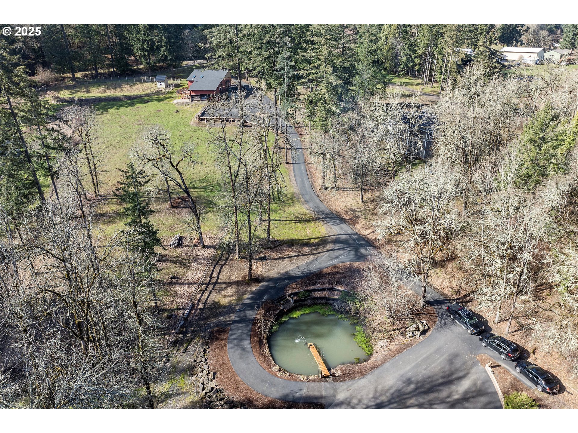 15451 Southeast Woodland Heights Road Amity, OR 97101 - Photo 41 of 48 a bird view of lake