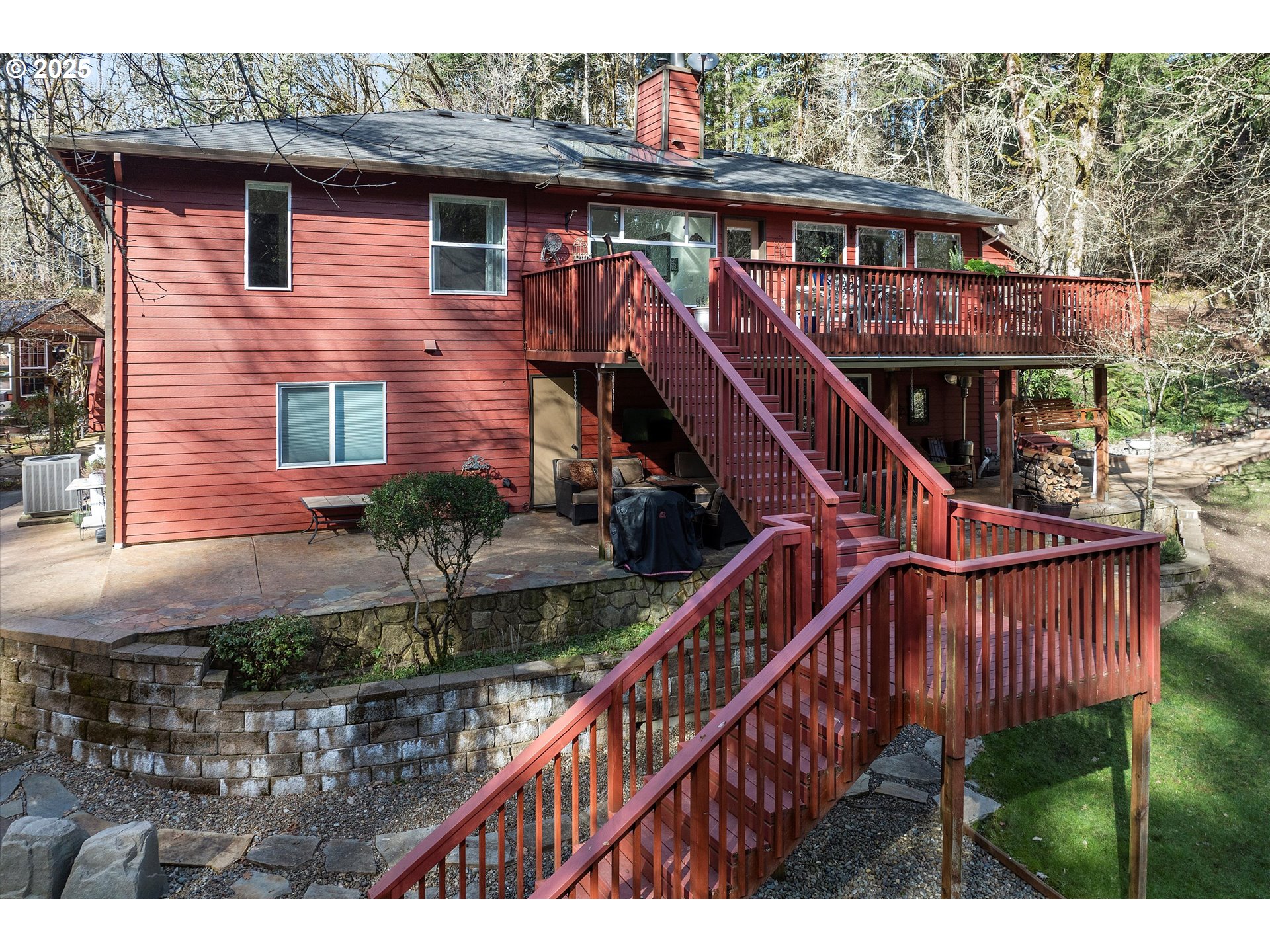 15451 Southeast Woodland Heights Road Amity, OR 97101 - Photo 44 of 48 a view of a house with a deck
